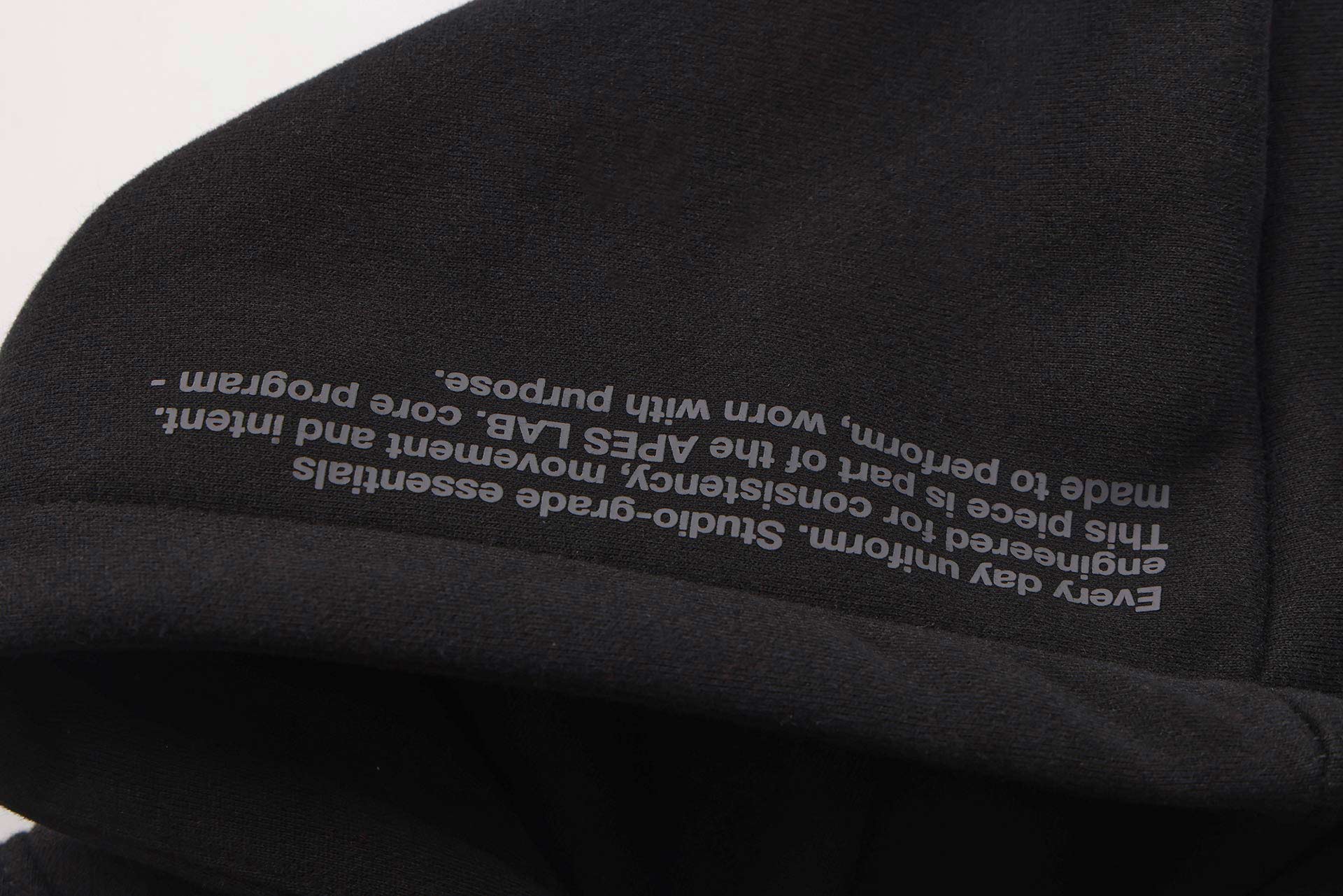 <tc>Apes</tc> Essentials - Sweat à capuche court oversize UNIT - Noir