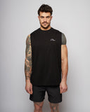 Apes Essentials Débardeur surdimensionné Motion - Noir uni
