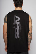 Apes Essentials Débardeur surdimensionné Motion - Noir uni