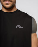 Apes Essentials Débardeur surdimensionné Motion - Noir uni