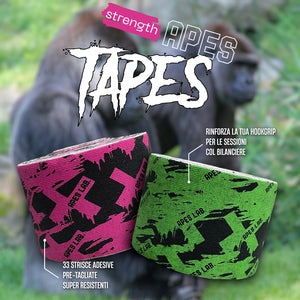 Strength Apes Tapes - NASTRO ADESIVO PRETAGLIATO
