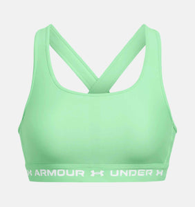 Armor Mid Crossback Matrix Green sports bra