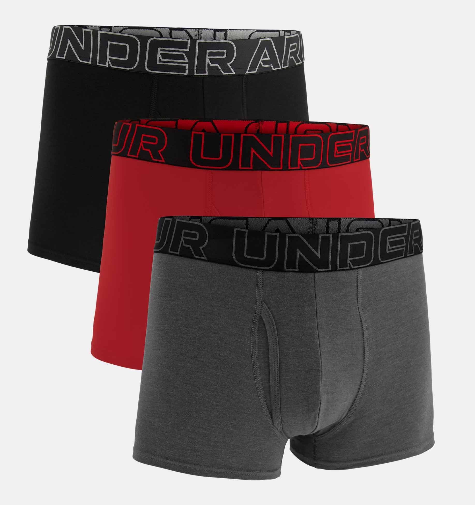 Pack 3 UA Performance Cotton 3" Boxerjock