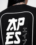 Apes Lab. Original T-shirt Boxy Timbre du Japon - Noir