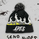 <tc>Apes</tc> Gorro con pompón - Llama negra