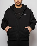 Apes Essentials UNIT Boxy Double Zip Hoodie - Black