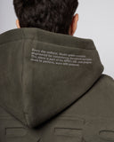 Apes Essentials UNIT Boxy Double Zip Hoodie - Dark Gray