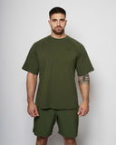 Apes Basics - Raglan Oversize T-shirt - Army Green