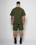 Apes Basics Short tissé léger - Vert armée