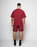 <tc>Apes</tc> <tc>Basics</tc> - Pantalones cortos de tejido ligero - Granate