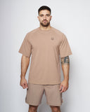 Apes Basics - Raglan Oversize T-shirt - Sand