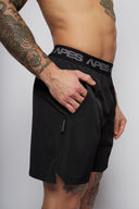 <tc>Apes</tc> <tc>Essentials</tc> - Pantalones cortos de entrenamiento Rep - Negros