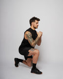 <tc>Apes</tc> <tc>Essentials</tc> - Pantalones cortos de entrenamiento Rep - Negros