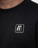 Apes Lab. Original T-shirt Boxy Maneki Neko - Noir