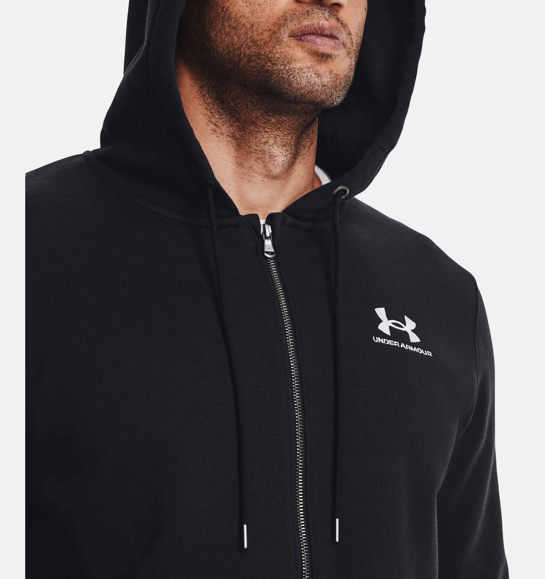 UA Icon Fleece-Hoodie mit durchgehendem Reißverschluss