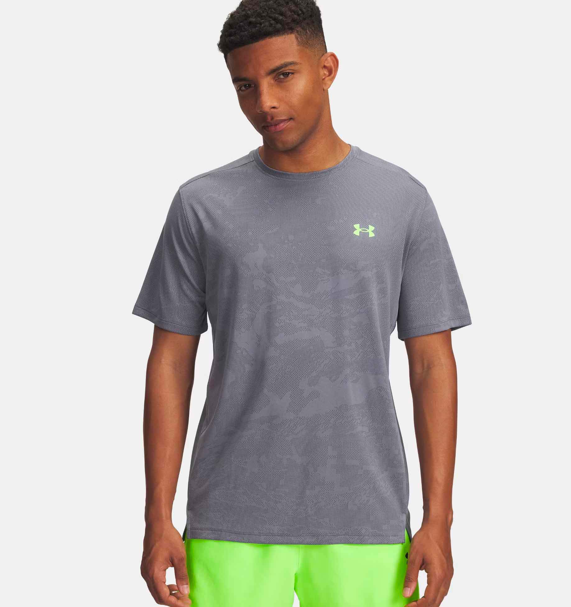 UA Tech Vent Jacquard Short Sleeve Shirt
