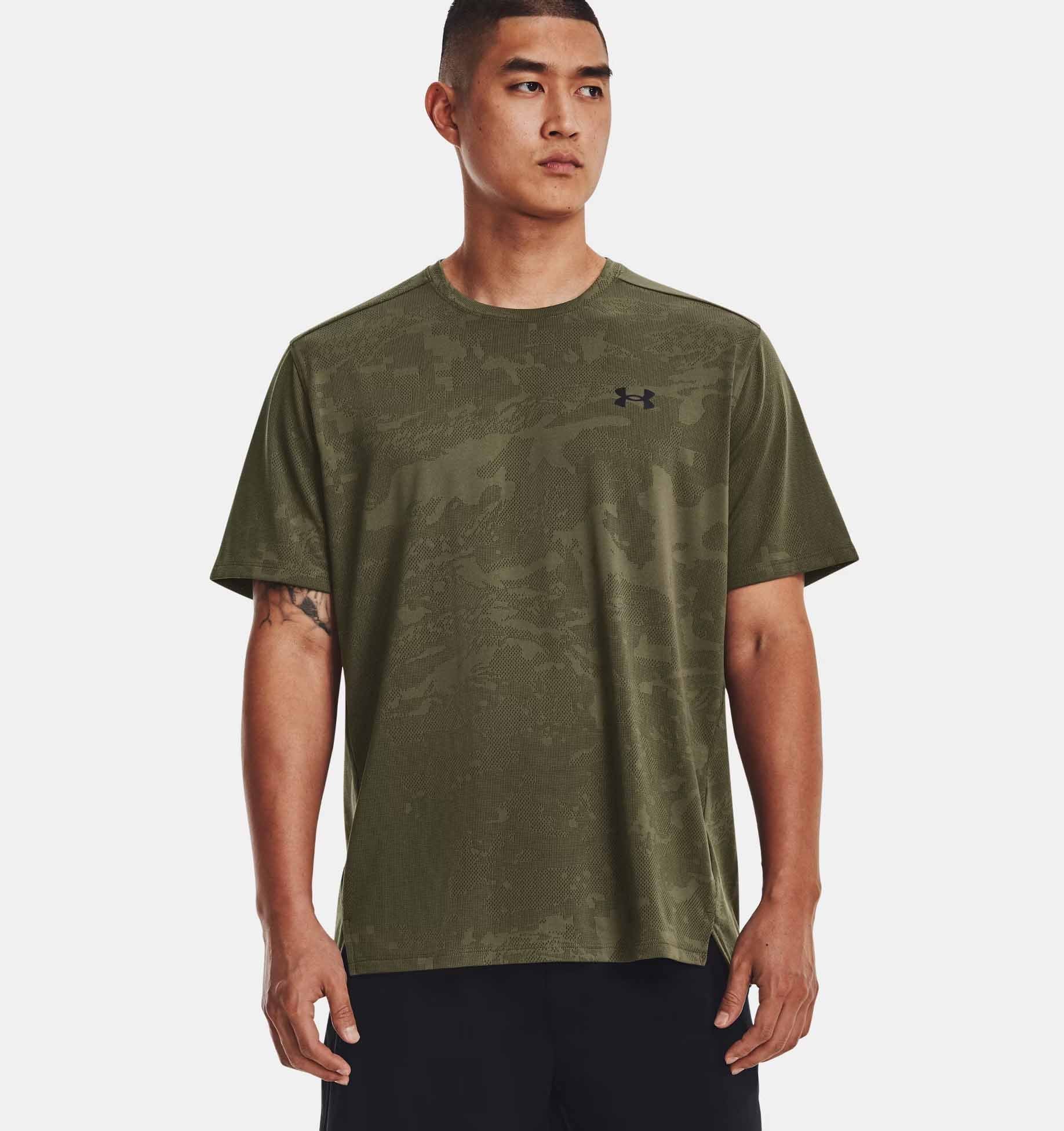UA Tech Vent Jacquard Short Sleeve Shirt