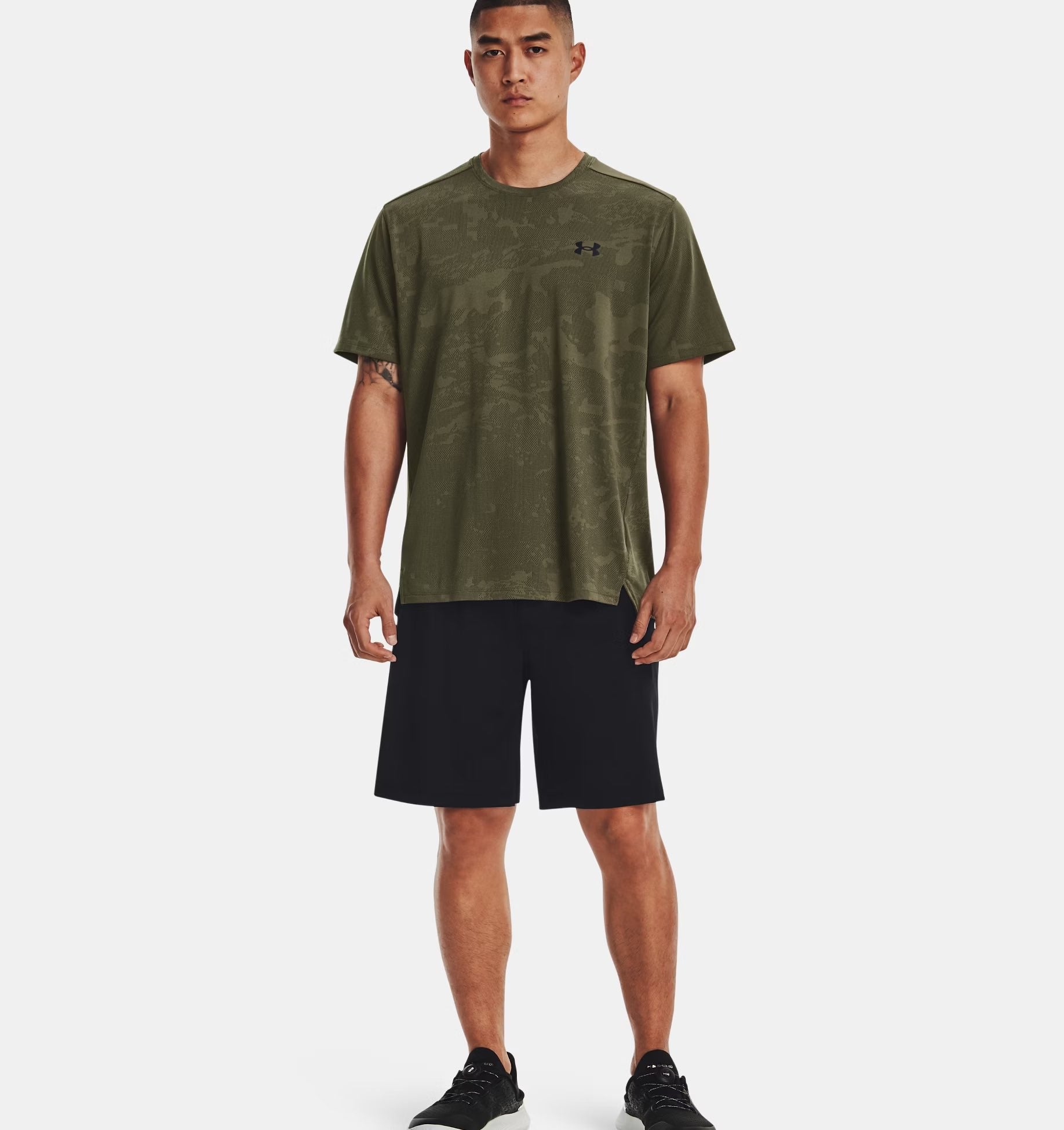 UA Tech Vent Jacquard Short Sleeve Shirt
