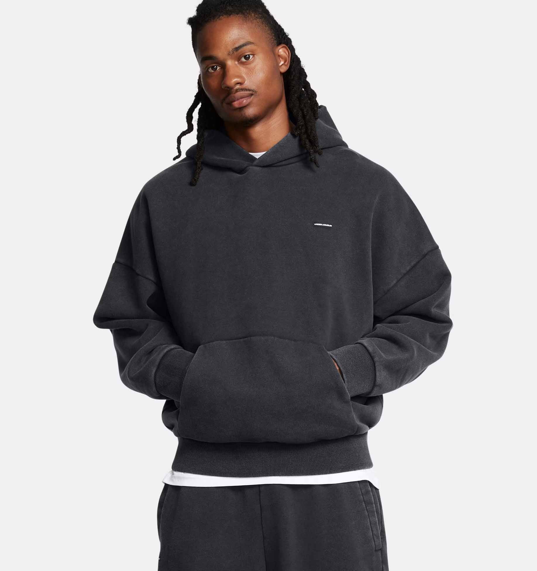 Felpa Oversize UA Icon Heavyweight Fleece Wash