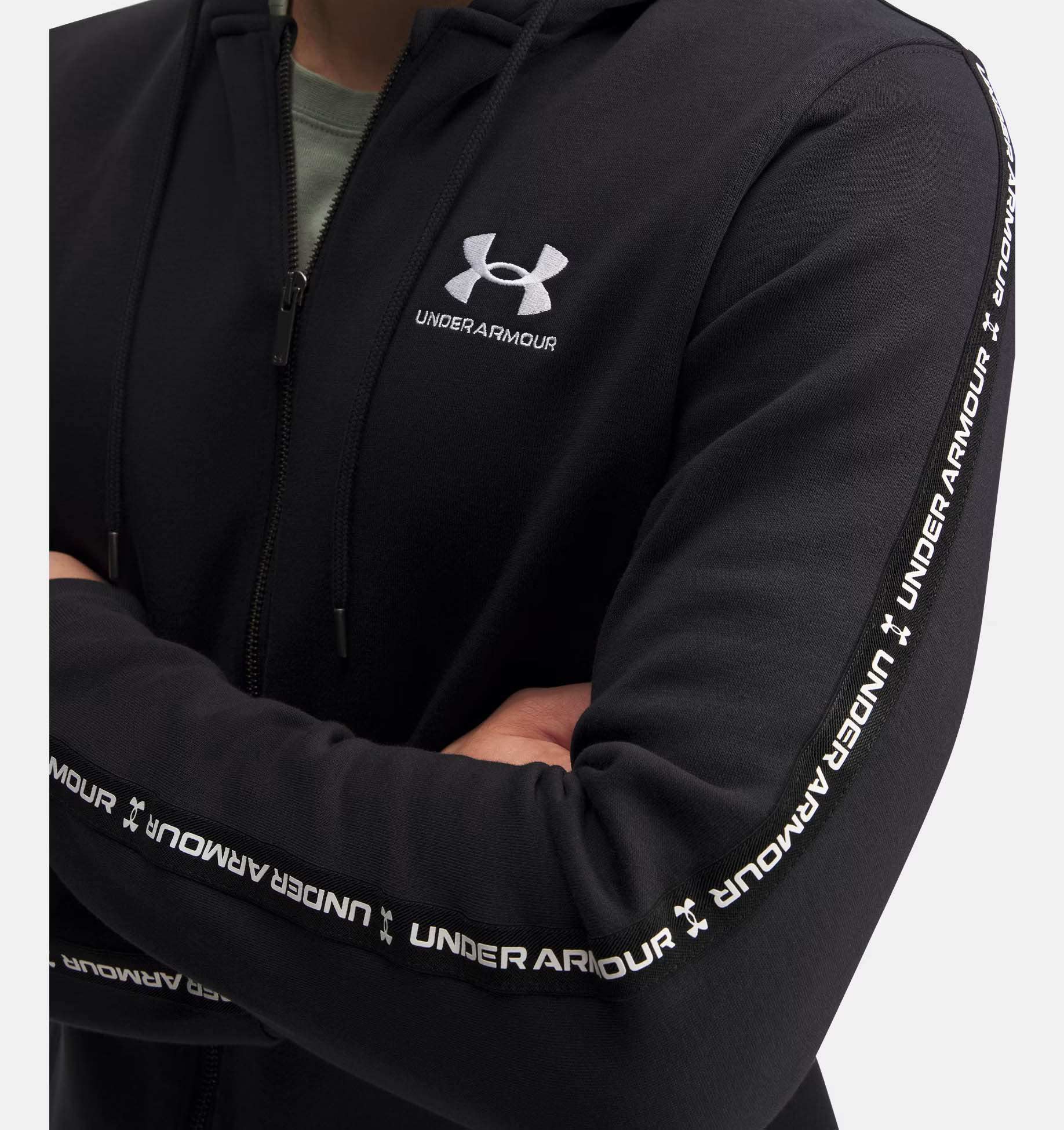 UA Icon Fleece Taping Full-Zip Hoodie