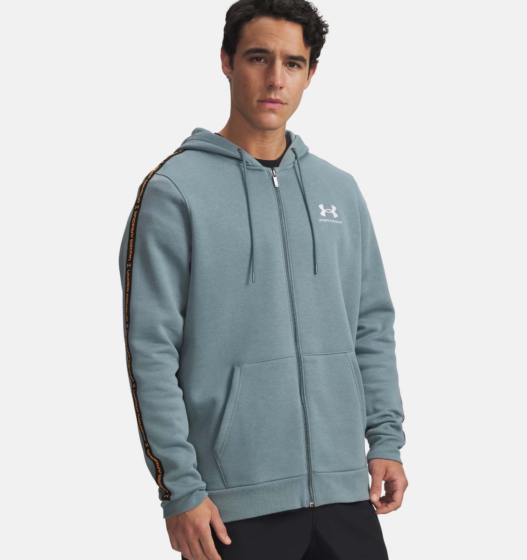 UA Icon Fleece Taping Full-Zip Hoodie