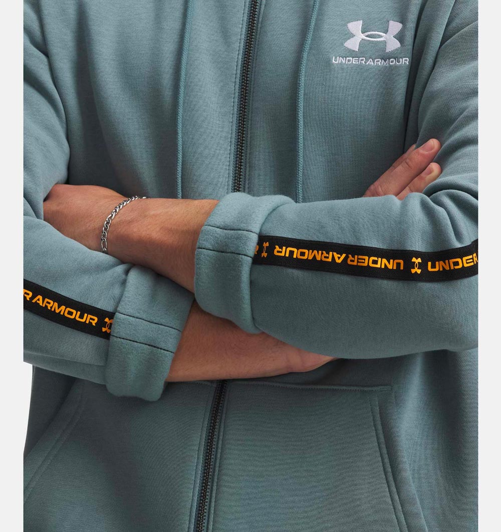 UA Icon Fleece Taping Full-Zip Hoodie