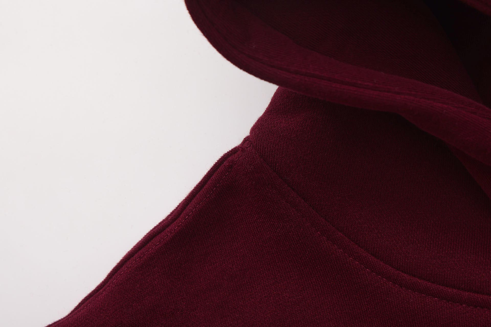 <tc>Apes</tc> Essentials – UNIT Crop Oversize Hoodie – Roter Samt