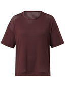 Camiseta perforada para mujer