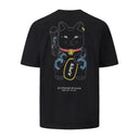 Apes Lab. Original T-shirt Boxy Maneki Neko - Noir