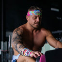 <tc>Apes Lab.</tc> Diadema con diseño tie-dye de dragón