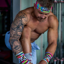 <tc>Apes Lab.</tc> Diadema con diseño tie-dye de dragón