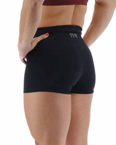 Booty Shorts Base Kinetic Short taille haute 2" - Noir