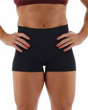 Pantalones cortos tipo tanga Base Kinetic de talle alto 2" Pantalones cortos - Negros
