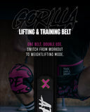 Gorilla Belt Pink - Weightlifting and Training Belt
