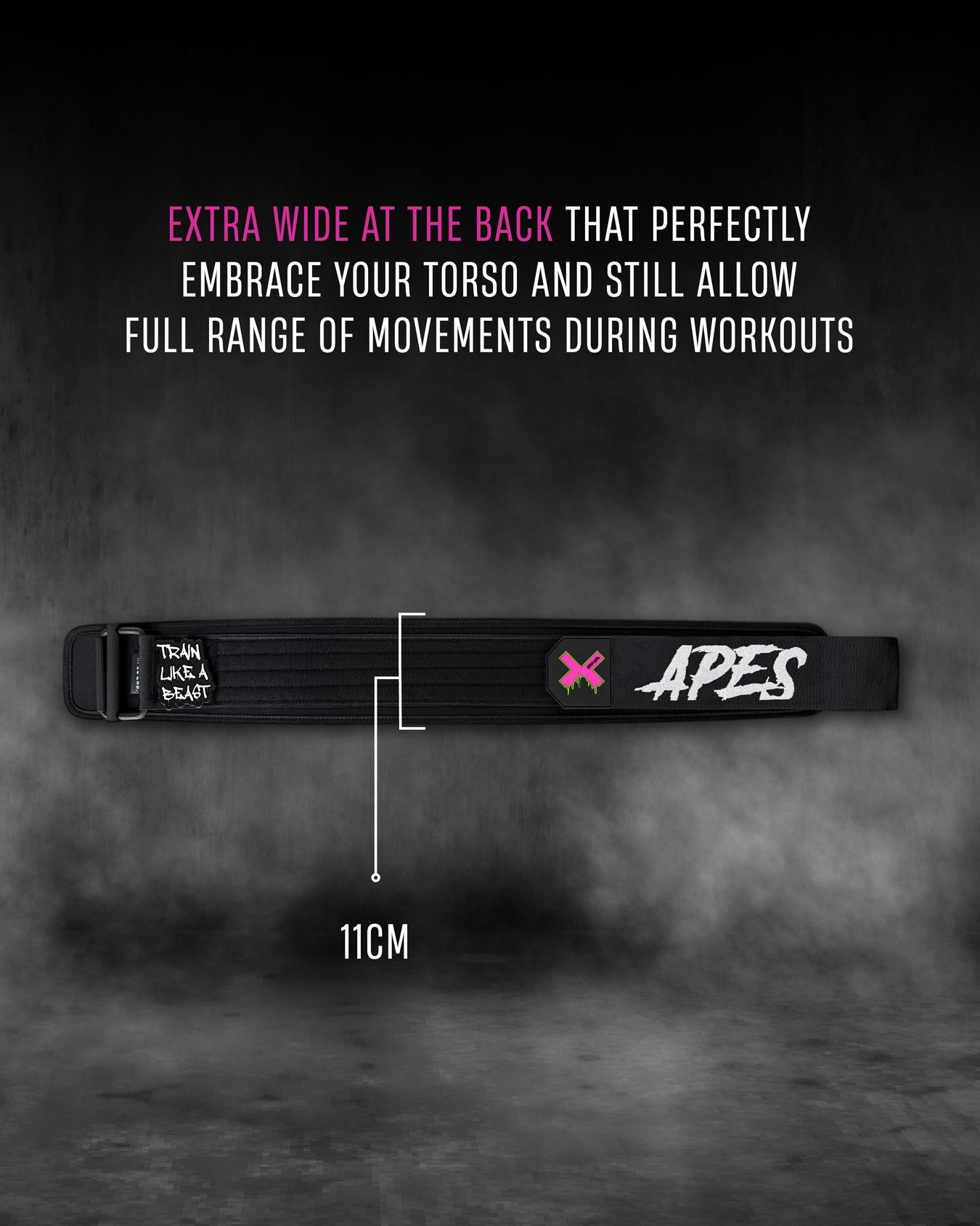 Gorilla Belt Pink - Weightlifting and Training Belt