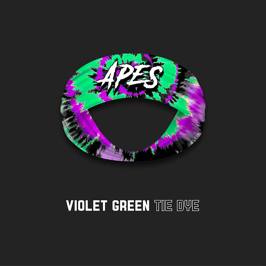 <tc>Apes Lab.</tc> Diadema Tie Dye Violeta/Verde