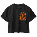 „Pain Is Fuel“-T-Shirt mit kurzem Schnitt