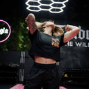 „Pain Is Fuel“-T-Shirt mit kurzem Schnitt
