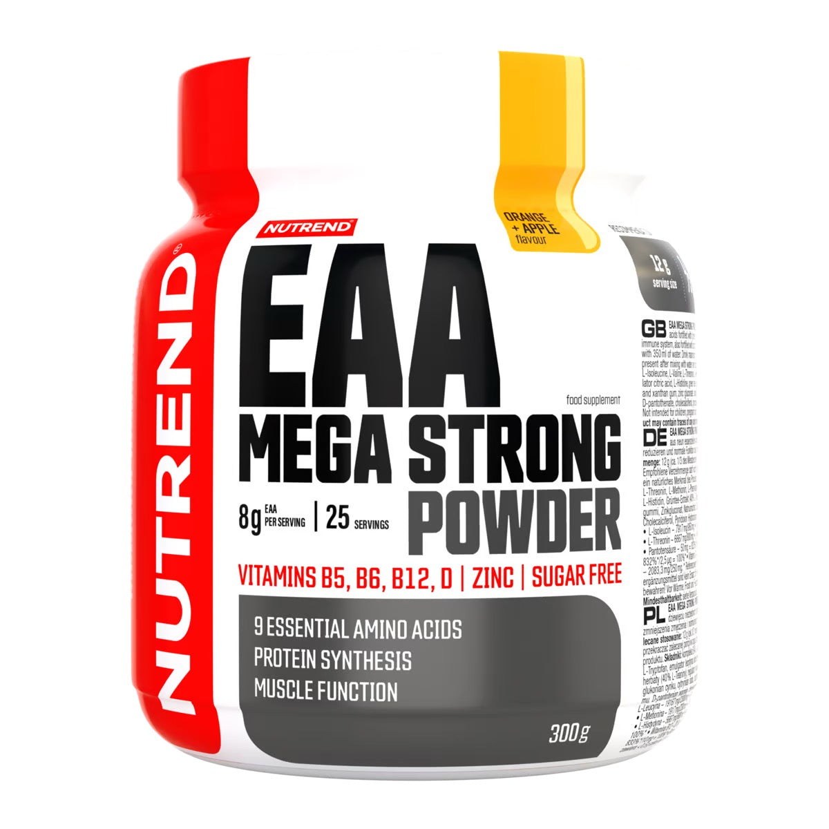 EAA Mega strong Powder 300g Arancia e Mela
