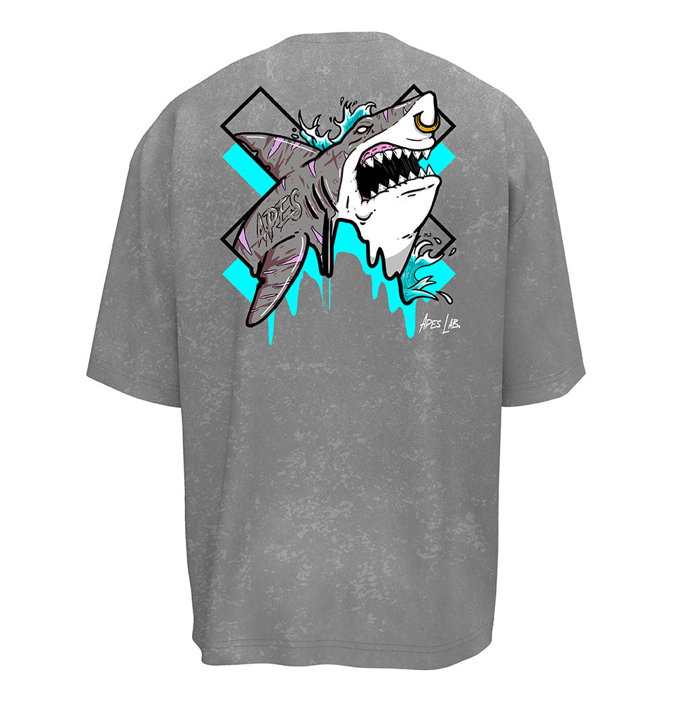 Oversized T-shirt <tc>Apes Lab.</tc> Shark