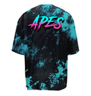 T-shirt oversize <tc>Apes Lab.</tc> Tie-dye bleu ciel
