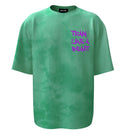 T-shirt oversize <tc>Apes Lab.</tc> Tie-dye vert acide