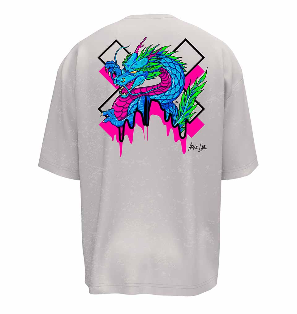 T-shirt oversize <tc>Apes Lab.</tc> Dragon