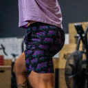 <tc>Apes</tc> Short monogrammé - Violet/Vert