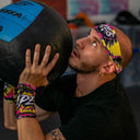 <tc>Apes Lab.</tc> Diadema con efecto tie-dye amarillo/rosa