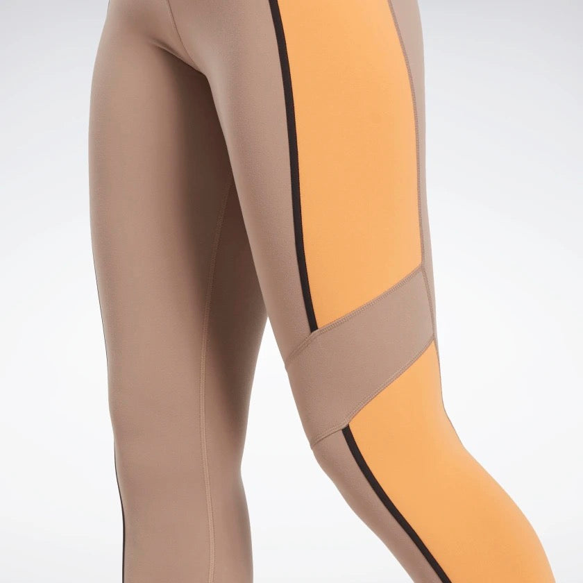 Lux Colorblock-Leggings mit hoher Taille