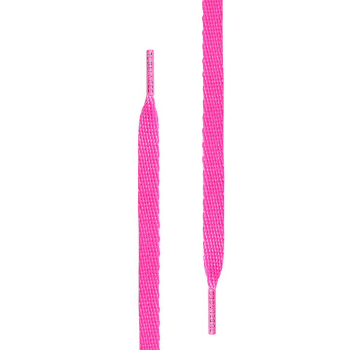White Flat neon pink 140cm