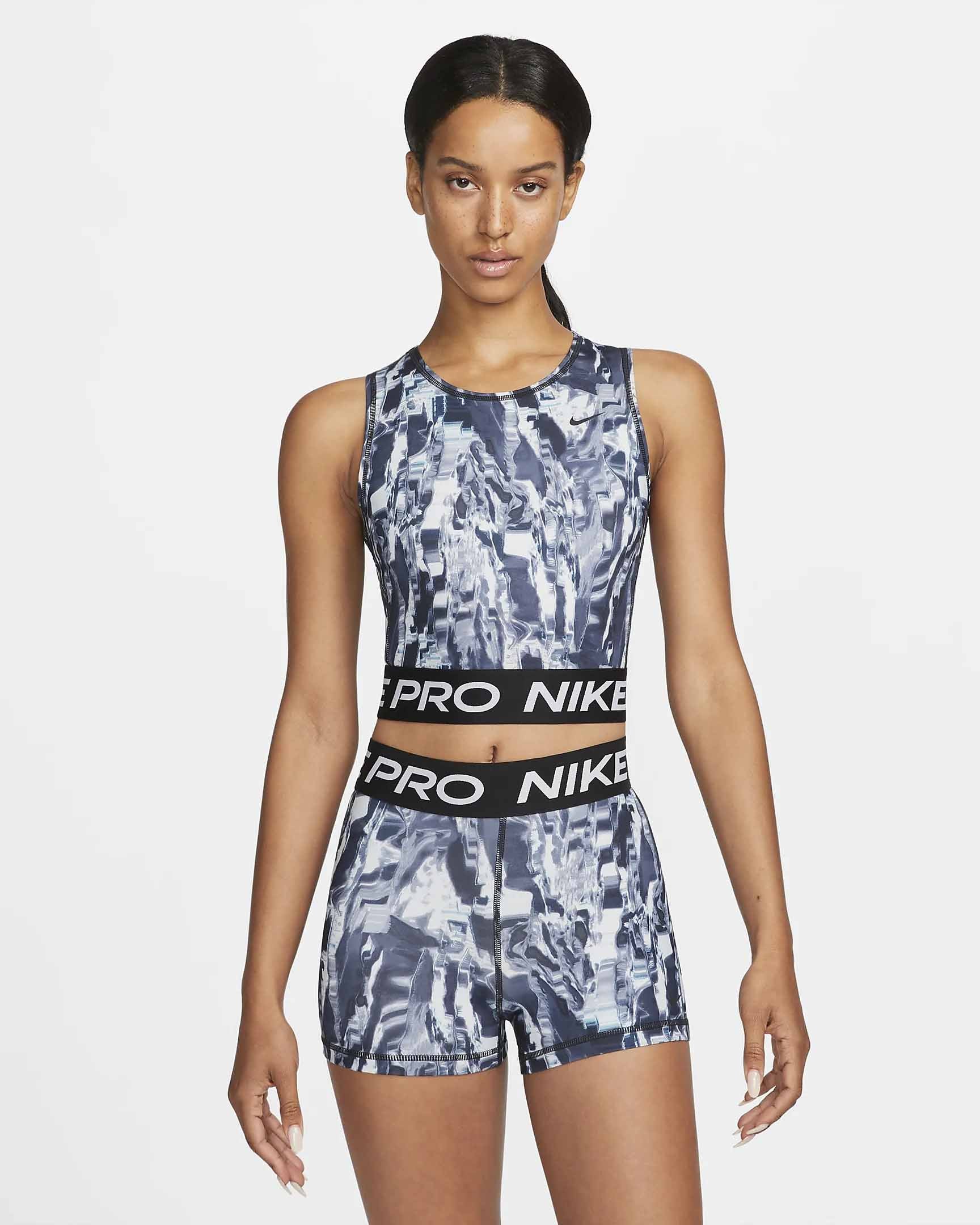 Tank top with all-over Nike Pro Dri-Fit print