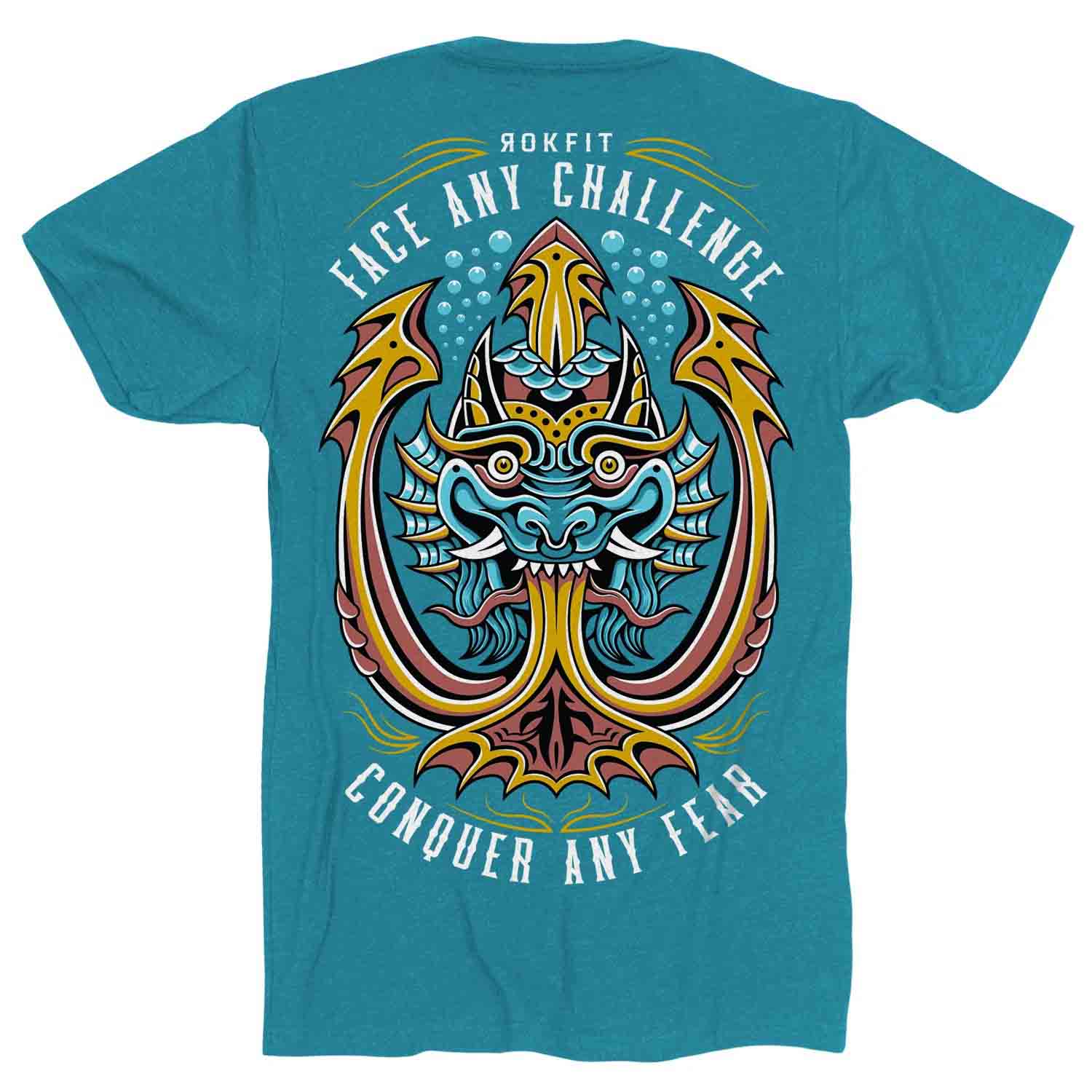 Stellen Sie sich jeder Herausforderung. T-Shirt