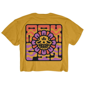 Flower Power Cropped T-Shirt